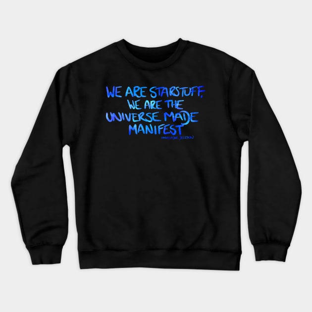 Starstuff Crewneck Sweatshirt by NatLeBrunDesigns